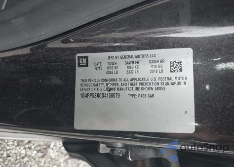 2013 Buick Verano from USA, damaged, VIN 1G4PP5SK6D4158679